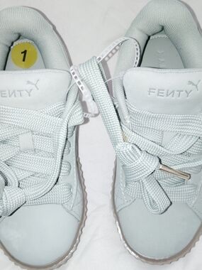 Puma Kids Mint Green FENTY Lace-Up Sneakers